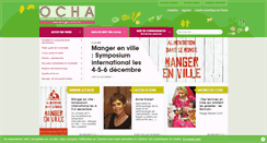 Desktop Screenshot of lemangeur-ocha.com