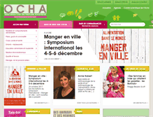 Tablet Screenshot of lemangeur-ocha.com